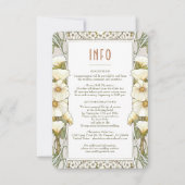 Weddenschap in  Art Nouveau Mucha Kaart (Voorkant)