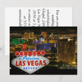 Weddenschap in Fabulous Las Vegas Kaart (Voorkant / Achterkant)