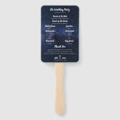 Weddenschap IN HET KADER VAN STARS DIE WEDDING ALS Handwaaier (Achterkant)