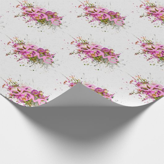 Weddenschap in het Lijst Splash Cadeaupapier (Hoek)