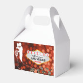 Weddenschap in Las Vegas Favor Box Bedankdoosjes (Voorkant Zijde)
