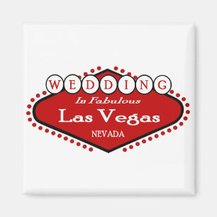 Weddenschap in Las Vegas Magnet Magneet