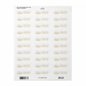 Weddenschap in Las Vegas Return-adres Etiket (Full Sheet)