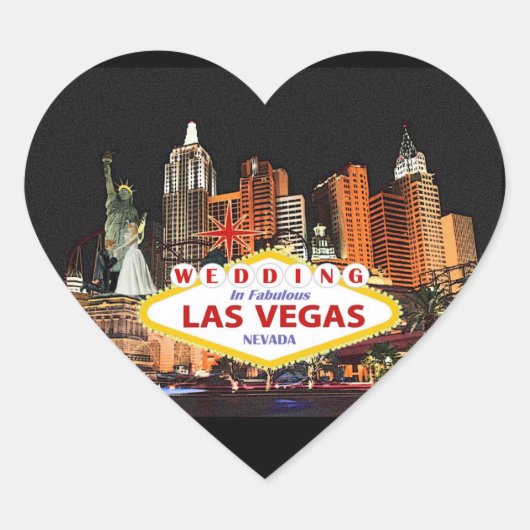 Weddenschap in Las Vegas Sticker (Voorkant)