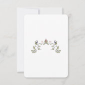 Weddenschap InFO Victoriaans Belle Epoche Kaart (Achterkant)