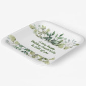 Weddenschap Jubileum 9-inch Square Paper Bord (Gebogen)