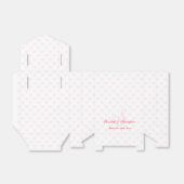 Weddenschap Jubileum Elegant Monogram Gepersonalis Bedankdoosjes (Uitgevouwen)