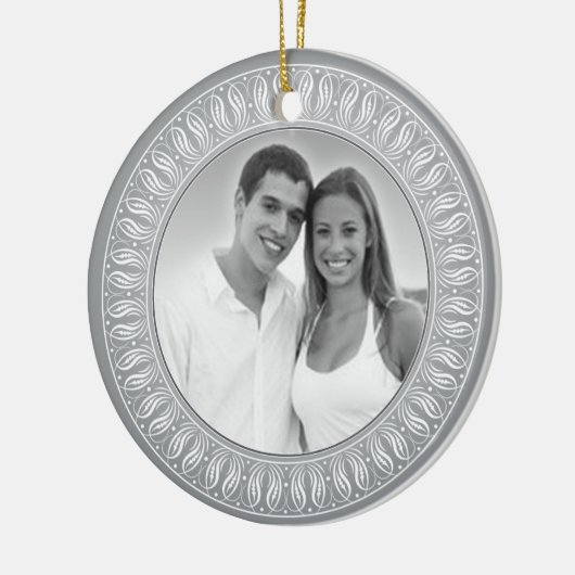 Weddenschap Jubileum Memento of Gift Keramisch Ornament (Links)