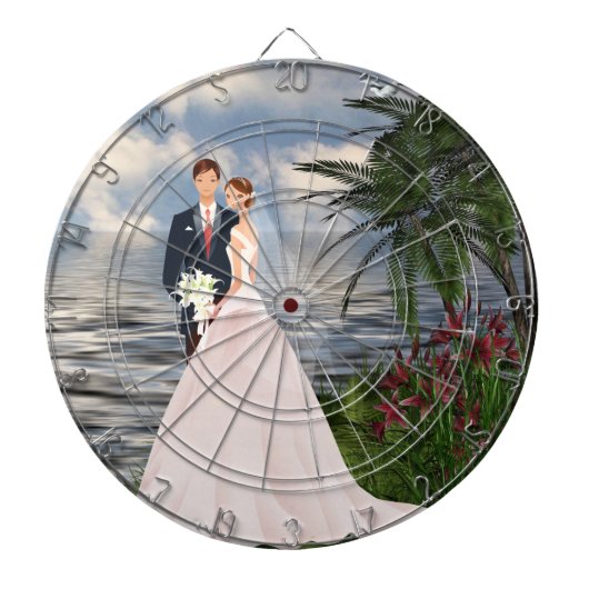 Weddenschap/Jubileum ProfilesInk Dart Board Dartbord (Voorkant)