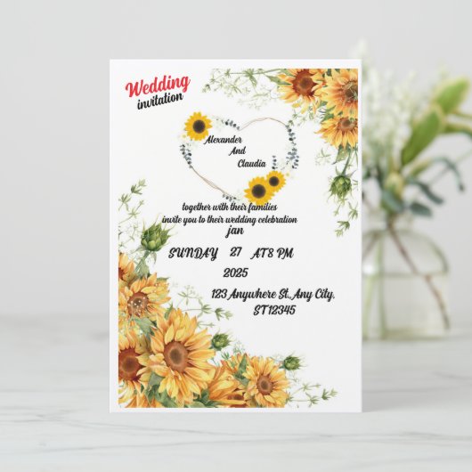 Weddenschap Kaart (Staand voorkant)