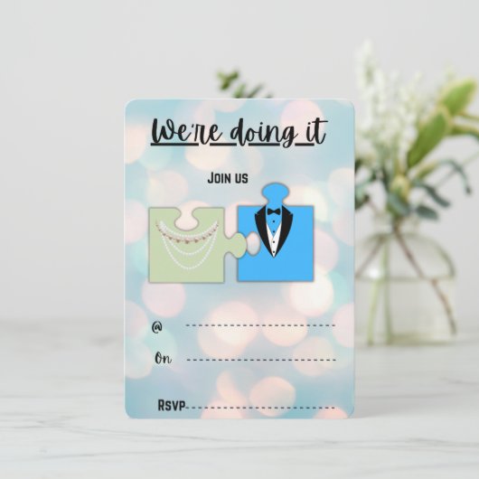 Weddenschap Kaart (Staand voorkant)