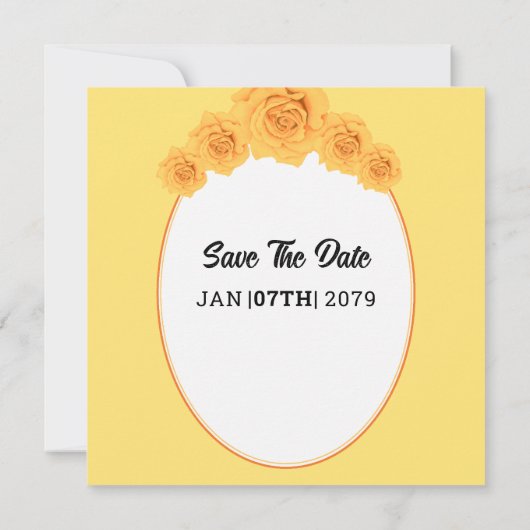 Weddenschap Kaart vierkant Gatefold Design (Achterkant)