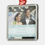 Weddenschap kerstversiering metalen ornament (Links)