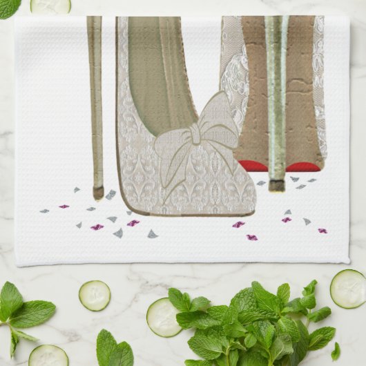 Weddenschap-kunst op hoog niveau theedoek (Gevouwen)