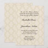 Weddenschap - Linnen met damesgolven Kaart (Voorkant / Achterkant)