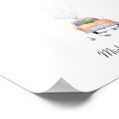 Weddenschap met autofingerprint Guest Book - Gewoo Poster (Hoek)