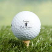 Weddenschap met Bride en Groom Golfer Golf Balls Golfballen (Insitu Shirt)