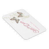 Weddenschap met de datum butterflies magnet magneet (Rechterzijde)