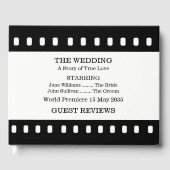 Weddenschap met een filmthema Guestbook Gastenboek (Voorkant)