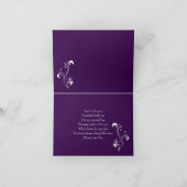 Weddenschap met een violet zuster Bridesmaid-brief (Binnen)