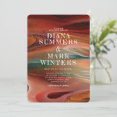 Weddenschap met gekleurde zanddruk kaart (Staand voorkant)