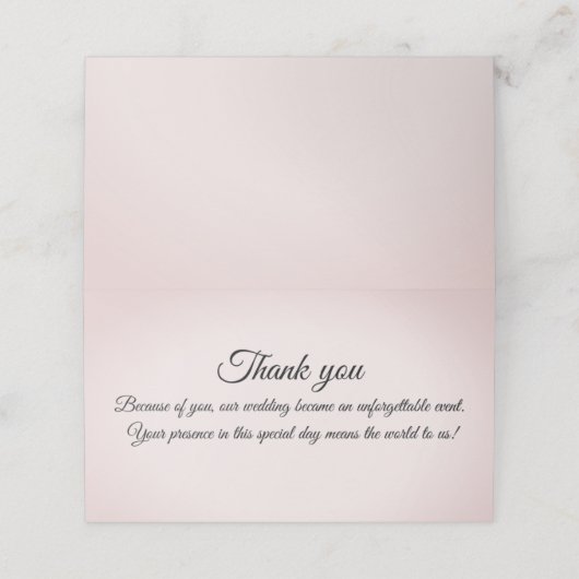 Weddenschap met je kaart (Buitenkant ongevouwen)