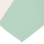 Weddenschap Mint Green Table Runner Lange Tafelloper (Hoek)