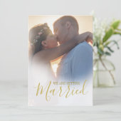 Weddenschap Modern 2 Fotobedekking - Eenvoudig Kaart (Staand voorkant)