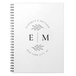 Weddenschap Modern Minimalist Elegant Chic Notitieboek