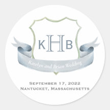 Weddenschap Monogram Crest Logo