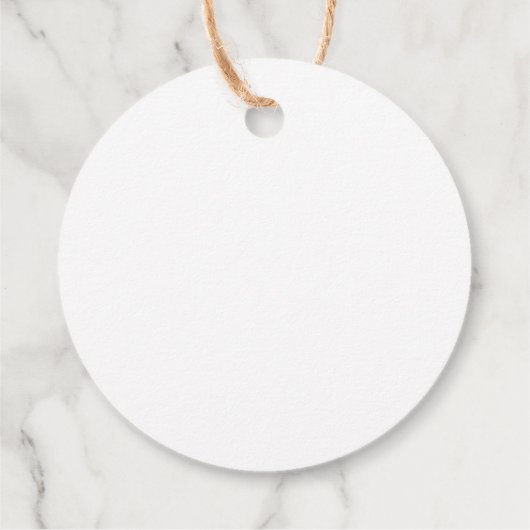 Weddenschap Monogram Elegant Simple Minimalist Bedankjes Labels (Achterkant)