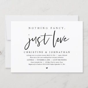 Weddenschap, niets Fancy, gewoon liefde Kaart