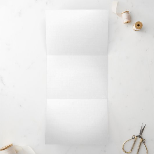 Weddenschap normaal drieluik uitnodiging (Binnen)