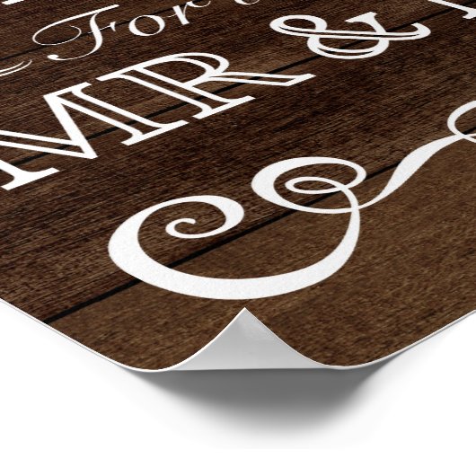 Weddenschap - Nou wil een trouwe bruiloft Poster (Hoek)