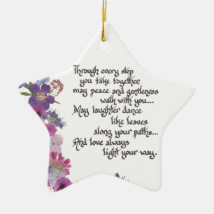 Weddenschap of Verloving Gift Keramisch Ornament
