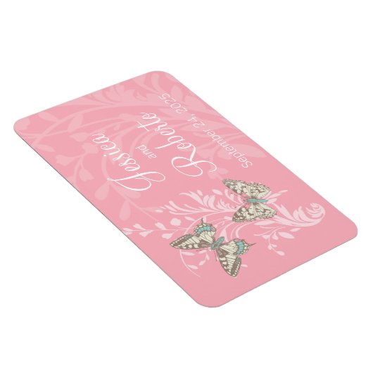 Weddenschap om de datum te bewaren die de vlinder  magneet (Rechterzijde)