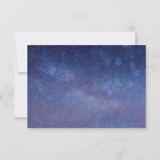 Weddenschap onder de algemene sterrenkaart bedankkaart (Achterkant)