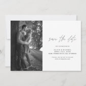 Weddenschap Opslaan Datum handgeschreven fotominim Kaart (Achterkant)