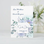 Weddenschap Opslaan Datum uitnodiging (Staand voorkant)