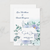 Weddenschap Opslaan Datum uitnodiging (Voorkant / Achterkant)