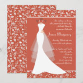 Weddenschap over donkerkoraal Vrijgezellenfeest Ui Kaart (Voorkant / Achterkant)