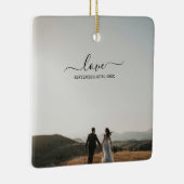 Weddenschap over het internet keramisch ornament (Rechts)