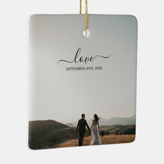 Weddenschap over het internet keramisch ornament (Rechts)