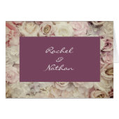  weddenschap over Rozen Bieden Bedankt Opmerking (Voorkant Horizontaal)