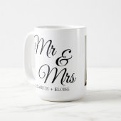 Weddenschap paren cadeautje koffie mok (Voorkant links)