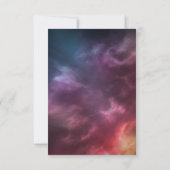 Weddenschap Plaats Escort Kaart Table Number Galax (Achterkant)