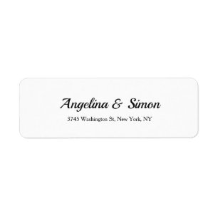 Weddenschap Professional Creative Elegant Handwrit Etiket