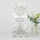 Weddenschap-programma Zilveren glitter-lichten Programma (Staand voorkant)