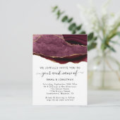 Weddenschap QR-code Burgundy Marsala Gold (Staand voorkant)