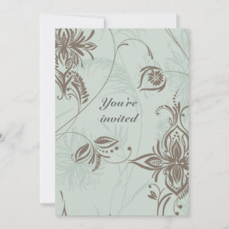 Weddenschap Romantic Vines Damask Kaart